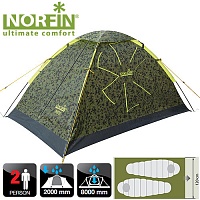 Палатка 2-Х Местная Norfin Ruffe 2 Nc