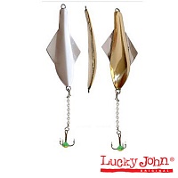 Блесна Вертикальная Зимняя Lucky John Glider С Цеп. И Тр. 10.0Г Gs Блистер