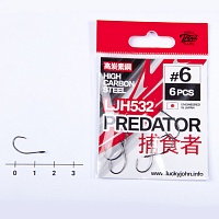 Крючки Lucky John Predator Сер. Ljh532 Разм.006 6Шт.