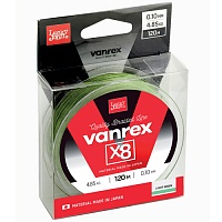 Леска Плетёная Lucky John Vanrex Х8 Light Green 120/015