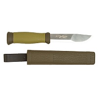 Нож Универсальный В Пластиковых Ножнах Morakniv 2000 Зелён.
