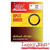 Кольца Заводные Lucky John Split Rings 07.6Мм/07Кг 7Шт.