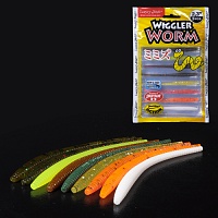 Слаги Съедобные Искусственные Lj Pro Series Wiggler Worm 05.84/mix1 9Шт.