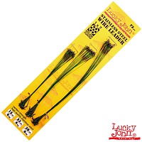 Поводки Стал. Lucky John Ssw 1X7 Оснащ. Вертл. И Вертл. С Застёж. Диам.0.45Мм/06Кг/15-23-30См/ Набор