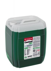 Антифриз TOTACHI NIRO COOLANT Green -40C G11 10кг