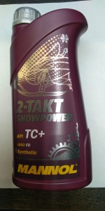 Синтетическое масло 2-ТAKT SNOWPOWER (1л) Mannol