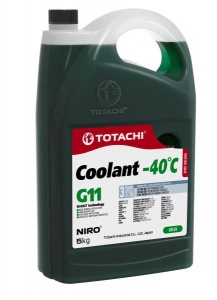 Антифриз TOTACHI NIRO Coolant Green G11 -40C 5кг