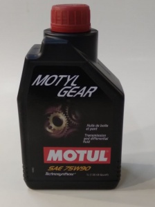 Трансмиссионное масло MOTUL MotylGear 75W90, 1л 109055
