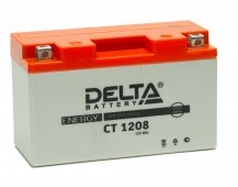 Аккумулятор DELTA CT1208 (12V/8Ah) аналог YT7B-BS, YT7B-4, YT9B-BS
