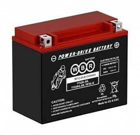 Аккумулятор WBR MT12-20В (12V20Ah) аналог YTX20HL-BS, YB16L-B