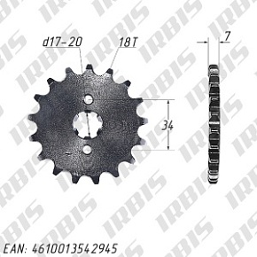 Звезда ведущая (428-18Т) 157FMI,163FML,166FMM (CG,CB125-250)