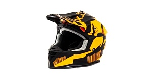 Шлем мото кроссовый GTX 633 (M) #5 BLACK/FLUO ORANGE
