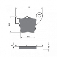 Колодки тормозные Apico ( 886CM44 ) Sintered