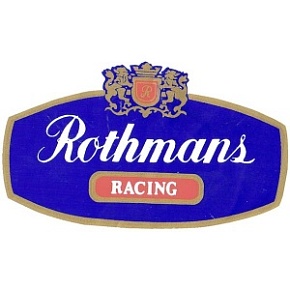 Наклейка эмблема Rothmans (7х11)