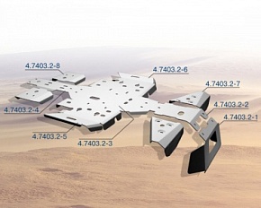 Защита Rival Polaris Sportsman ATV 800 forest/500 HO forest/ 400 HO (одноместный)