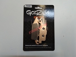 Колодки тормозные Godzilla FA444 усиленные (GRIZZLY R/L F/L)