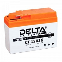 Аккумулятор DELTA CT12026 (12V/2.5Ah) аналог YTR4A-BS