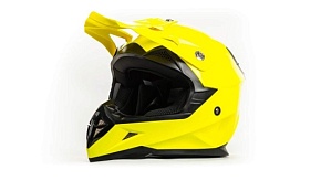 Шлем мото HIZER 615 (S) #3 lemon green