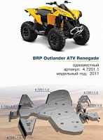 Защита BRP(Can-Am) Outlander ATV Renegade G1 Rival