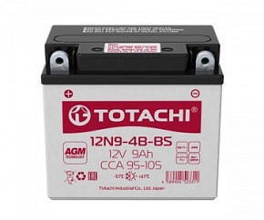 Аккумулятор TOTACHI MOTO 12N9-4B-BS 12V9Ah