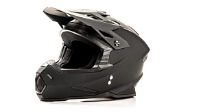 Шлем мото кроссовый HIZER J6801 (XL) #3 matt black