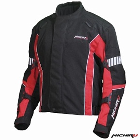 Куртка (текстиль) MICHIRU Town Racer черно-красный (Размер XL)
