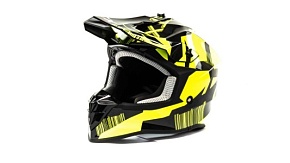 Шлем мото кроссовый GTX 633 (M) #6 BLACK/FLUO YELLOW