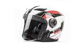 Шлем мото открытый HIZER 219 (L) #1 white